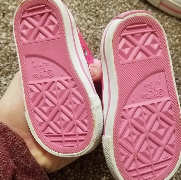 Converse set tricolor pink toddler and adult/youth - Picture 2 of 4
